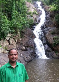 At Alkudar Water Fall, Jasipur, Mayurbhanj