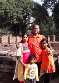 At Lalit Giri of Diamond Triangle Buddhist Site